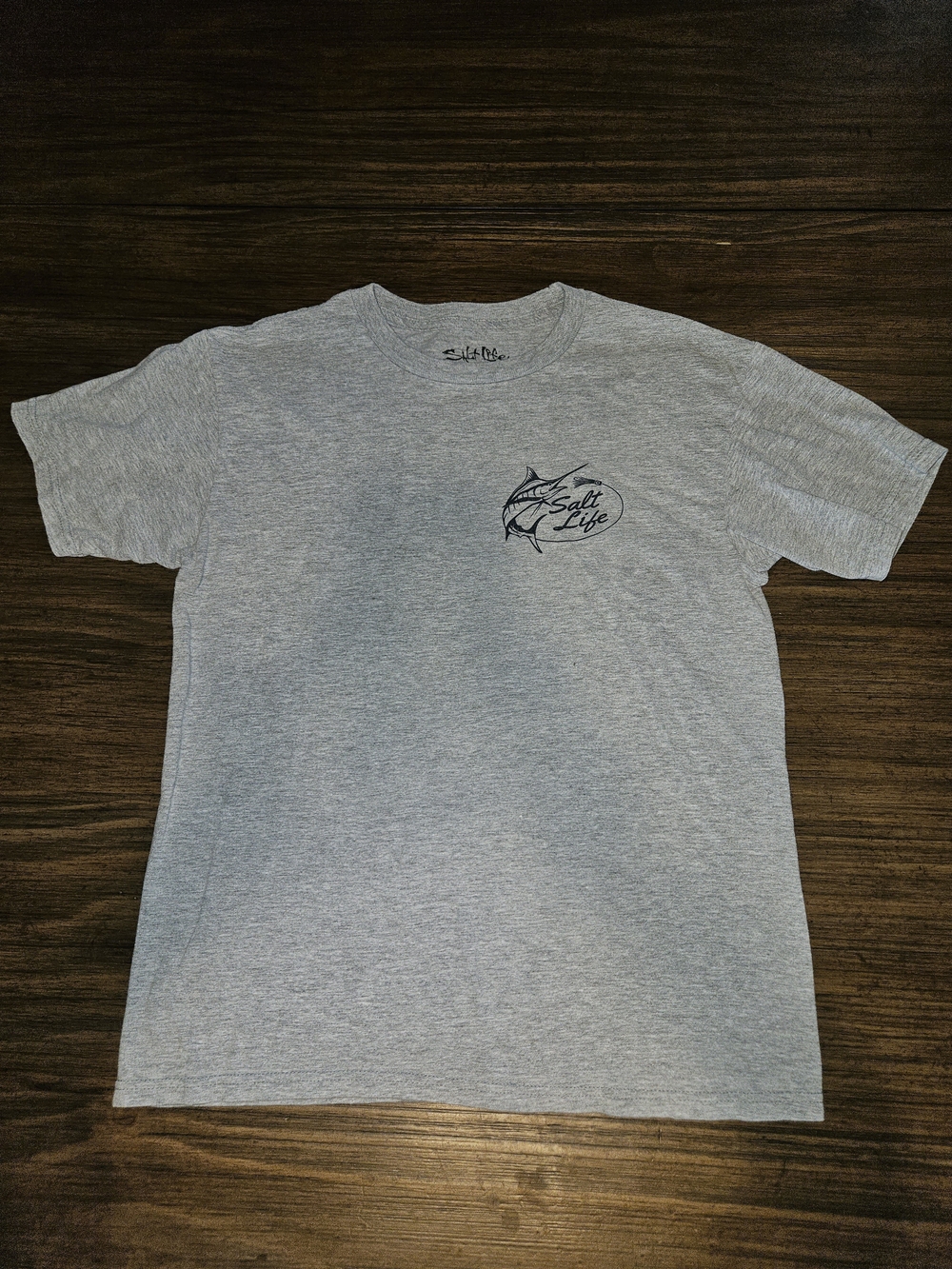 Salt Life Heather Gray Short Sleeve Logo T-Shirt